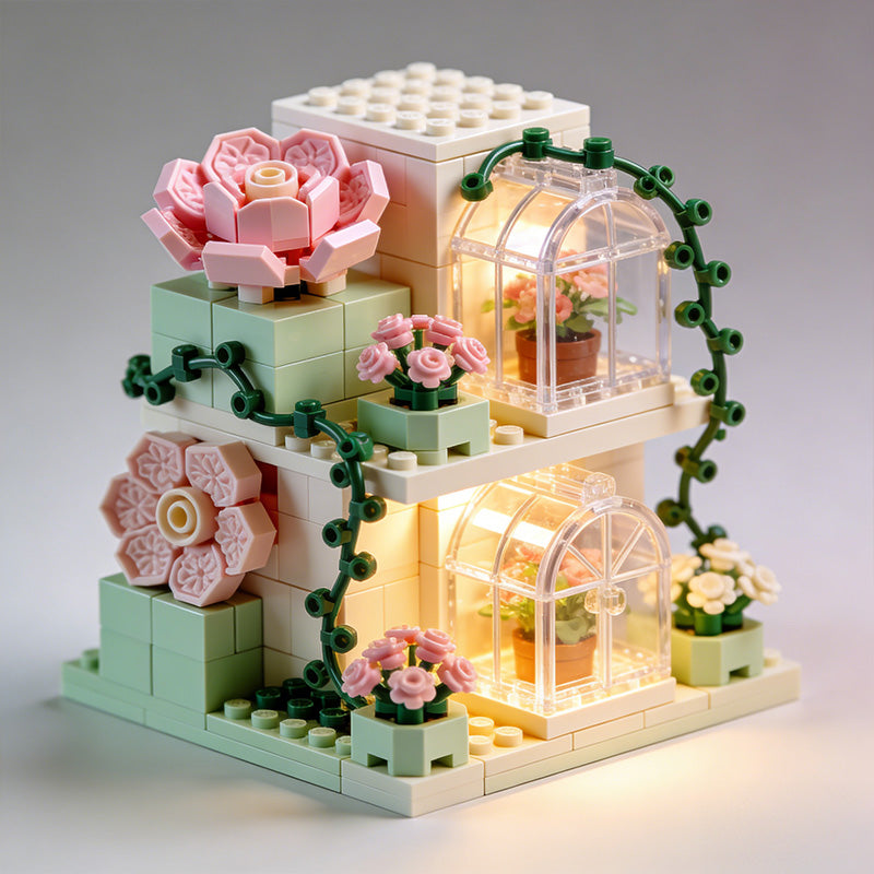 DIY Mini Greenhouse Garden Building Set