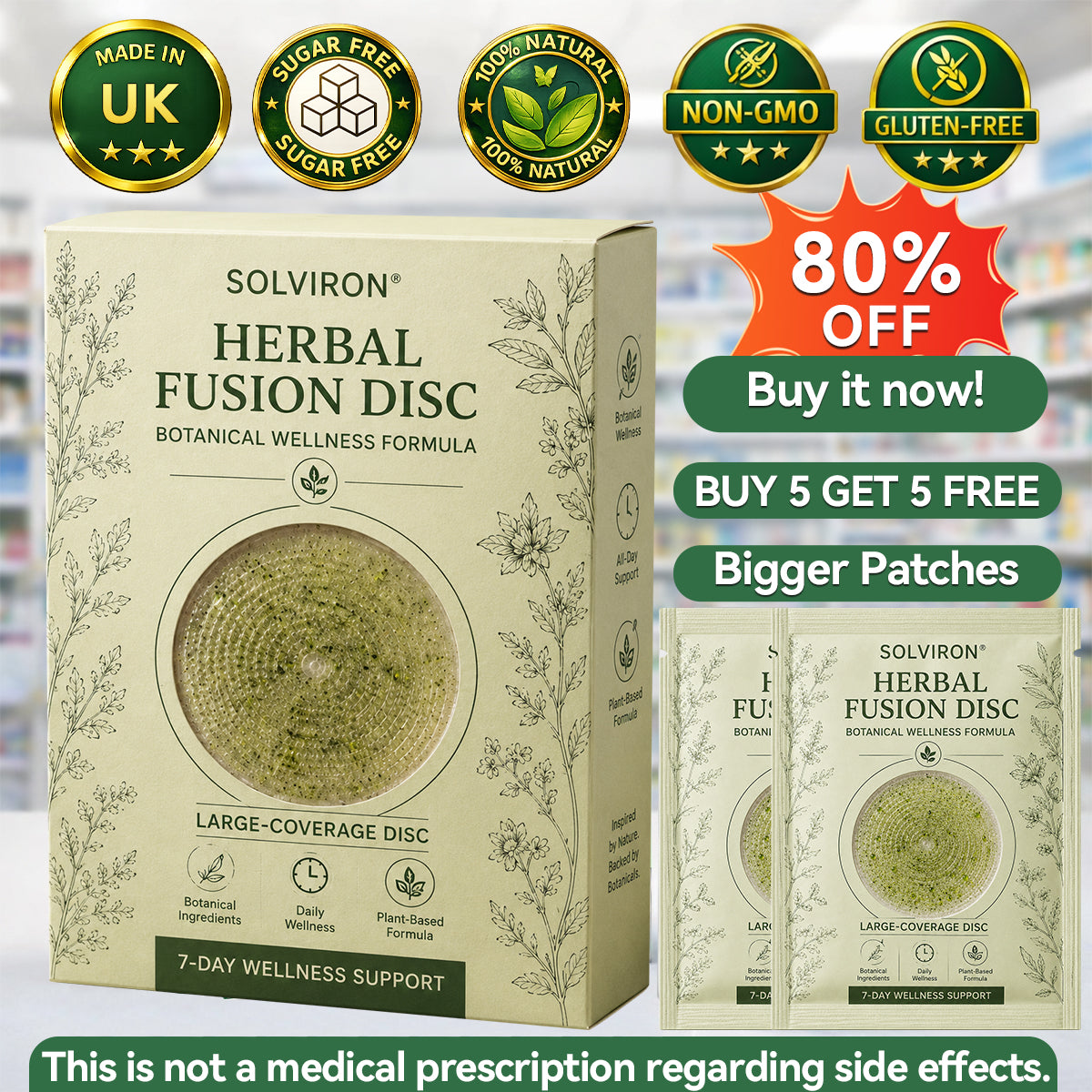 𝐏𝐡𝐲𝐬𝐢𝐜𝐢𝐚𝐧 𝐅𝐨𝐫𝐦𝐮𝐥𝐚𝐭𝐞𝐝 👩🏻‍⚕️|SOLVIRON® Botanical Wellness System Large-Coverage Herbal Formula Experience Visible 7-Day Results